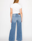 Artemis Vintage |Eco Friendly Fabric High Rise Slim Palazzo Jeans - My Pampered Life Seattle