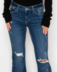 Artemis Vintage | Margaret Low Rise Stretch Vintage Flare Jeans - My Pampered Life Seattle