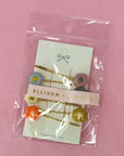 Floral Dream Yarn Flower Bobby Pins – Set of 6