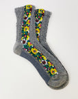 Noble Floral Beauty Socks