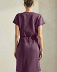 Soft Modal Drawstring T-Shirt Dress with Pockets