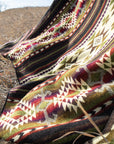 Andean Alpaca Wool Blanket - Cactus