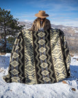 Andean Alpaca Wool Blanket - Slate