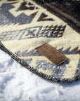 Andean Alpaca Wool Blanket - Slate