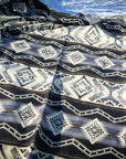 Andean Alpaca Wool Blanket - Slate