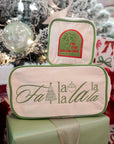 Falalalalala - Green Canvas Large Bag - My Pampered Life Seattle