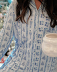Blue Christmas - Long Pajama Set - My Pampered Life Seattle