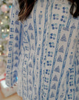 Blue Christmas - Long Pajama Set - My Pampered Life Seattle
