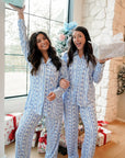 Blue Christmas - Long Pajama Set - My Pampered Life Seattle