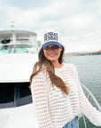Sunday Funday - Navy Vintage Trucker Hat - My Pampered Life Seattle