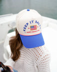 Keep it Salty - Royal Blue Vintage Trucker Hat - My Pampered Life Seattle