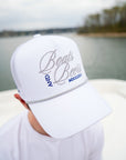 Boats & Beers - White Vintage Trucker Hat - My Pampered Life Seattle