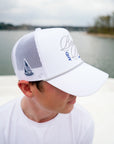 Boats & Beers - White Vintage Trucker Hat - My Pampered Life Seattle