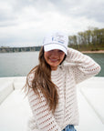 Boats & Beers - White Vintage Trucker Hat - My Pampered Life Seattle