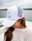Boats & Beers - White Vintage Trucker Hat - My Pampered Life Seattle