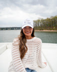 Boats & Beers - White Vintage Trucker Hat - My Pampered Life Seattle