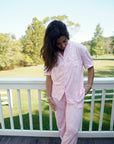 Pink Camo - Short Sleeve + Pant Pajama Set