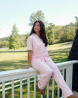 Pink Camo - Short Sleeve + Pant Pajama Set