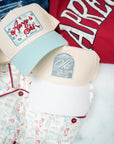 Apres Ski - Baby Blue Vintage Trucker Hat - My Pampered Life Seattle
