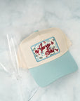 Apres Ski - Baby Blue Vintage Trucker Hat - My Pampered Life Seattle