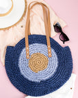 Straw Circle Tote