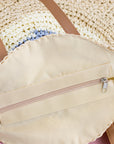 Straw Circle Tote