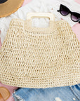 Oversized Straw Tote