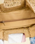 Oversized Straw Tote