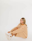 Harper Sweater Skirt Set in Rust - My Pampered Life Seattle