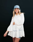 Diamond Print Bucket Hat - My Pampered Life Seattle