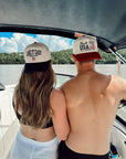 Yacht Club USA Vintage Trucker Hat