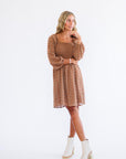 Bae Mini Dress in Brown - My Pampered Life Seattle