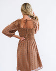 Bae Mini Dress in Brown - My Pampered Life Seattle