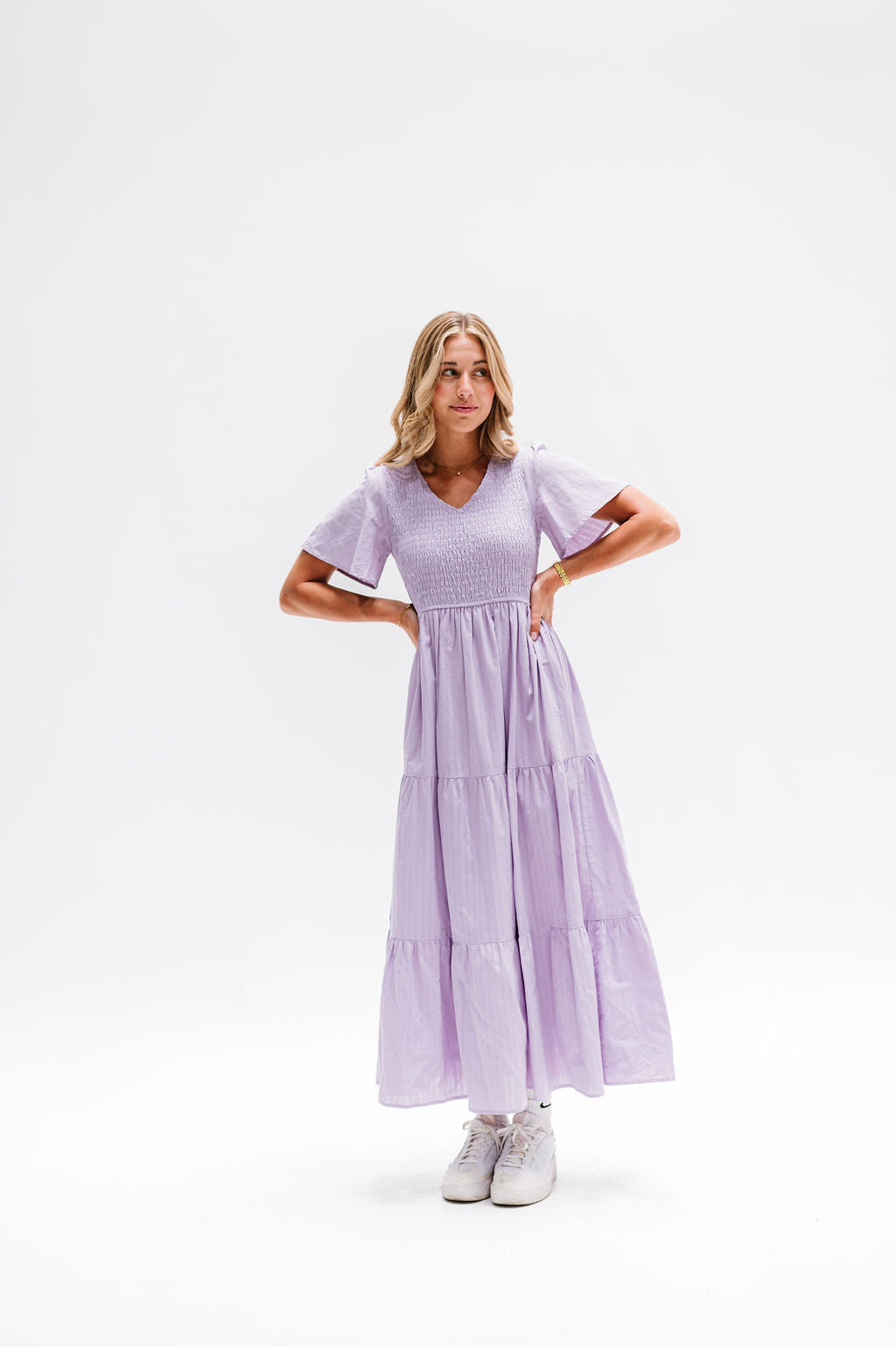 Tayla Dress in Lilac