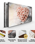 Floral Heart Wall Art II
