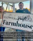 Rustic Farmhouse Sign (Made In USA)