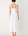 The Weekend in Nantucket Woven Midi Dress