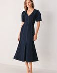 Flying Tomato After Dark Denim Midi Dress