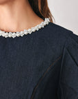 Flying Tomato Sweet Indigo Denim Mini Dress