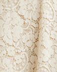 Purely Romantic Woven Lace Midi Skirt