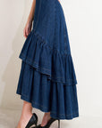 Sunday Stroll Denim Maxi Skirt