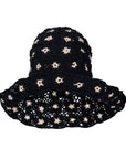 FLORA Crochet Hat In Black