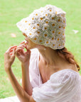 FLORA Crochet Hat In Off White