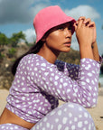 FLORETTE Crochet Bucket Hat In Pink - My Pampered Life Seattle