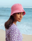 FLORETTE Crochet Bucket Hat In Pink - My Pampered Life Seattle