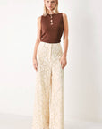 Delicate Beauty Woven Lace Pants