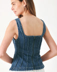 Honeyline Denim Top