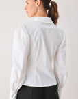 Flying Tomato | Romantic Pintuck Ruffle Blouse