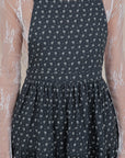 Shay Overall Dress in Navy Floral