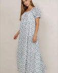 Bella Maxi Dress in White